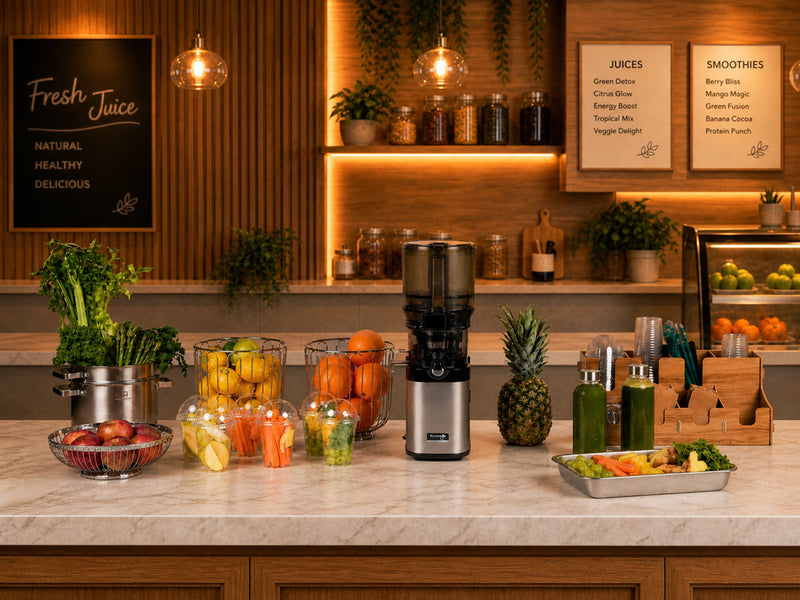 Kuvings CS-800 AutoChef – premiera profesjonalnej wyciskarki dla gastronomii