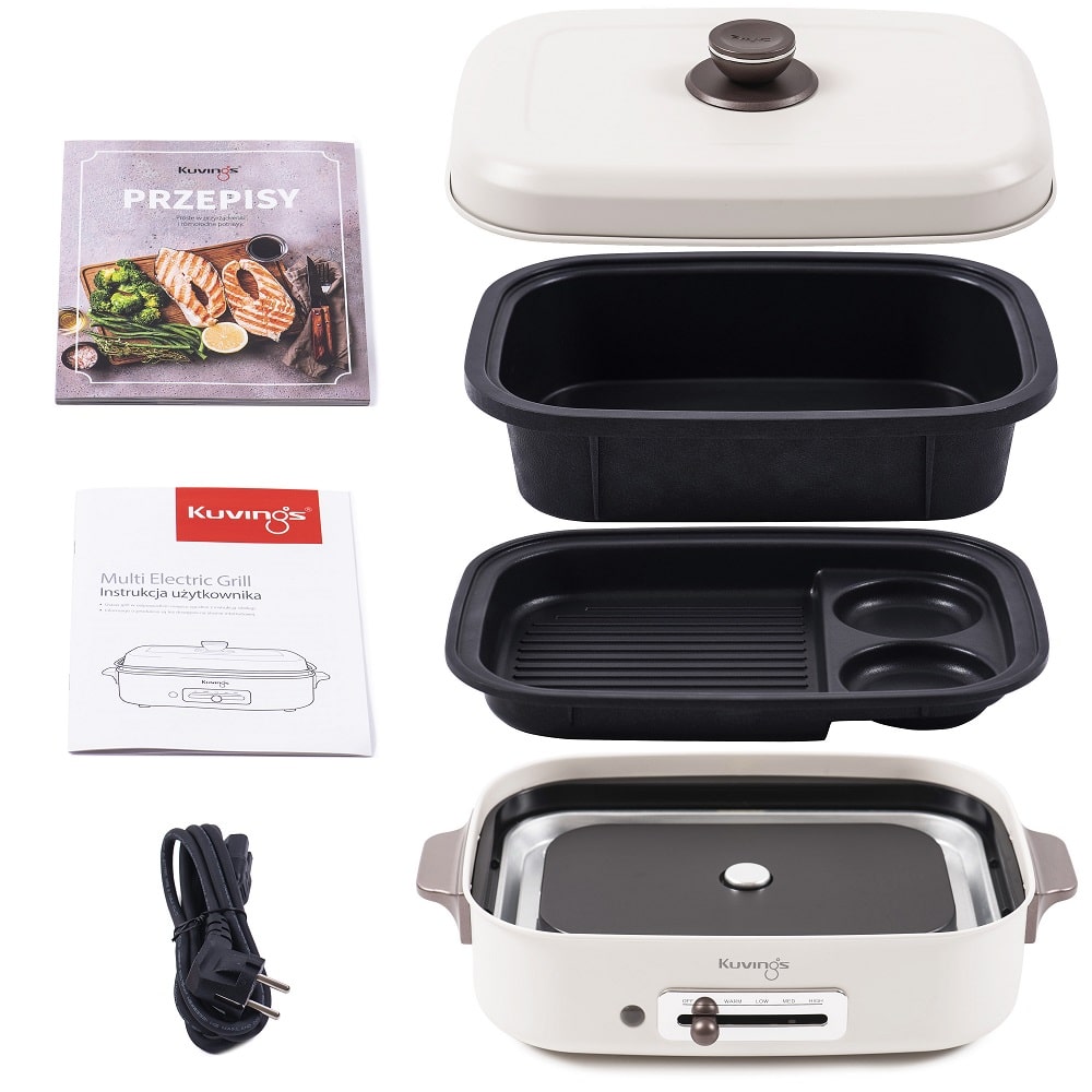 Kuvings multigrill kość słoniowa 